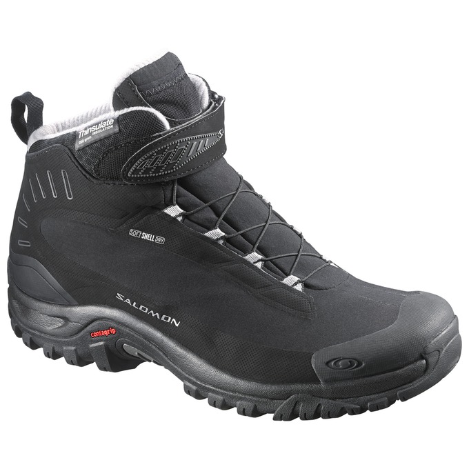 Salomon DEEMAX 3 TS WP W Botas De Invierno Hombre - Negras - Colombia (01365-ZHSN)